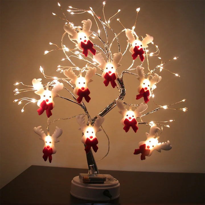 Guirlande lumineuse LED Bonhomme de Neige Frostella | Décoration de Noël Intérieure | Blanc Chaud & Fonctionnement sur Piles | Design Noël 2025