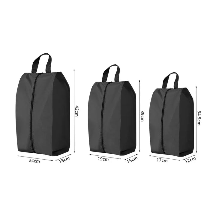 PACKSHOES Sac à chaussures de voyage | Résistant à l'eau & Anti-poussière | Avec fermeture éclair | Disponible en 3 tailles & 6 couleurs