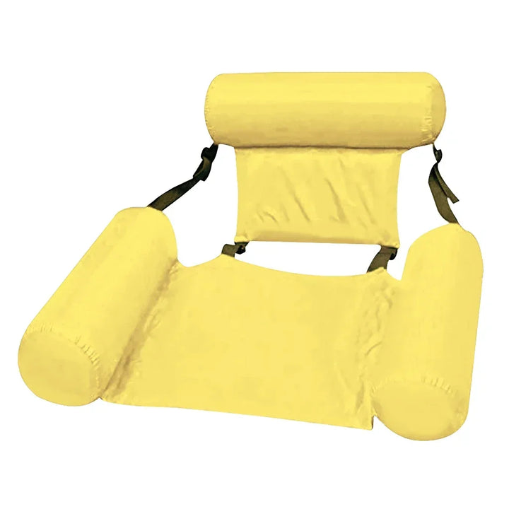 Chaise suspendue gonflable | Réglable & Portable | AquaLiva Pool-Lounge pour plage & piscine – 100×120 cm
