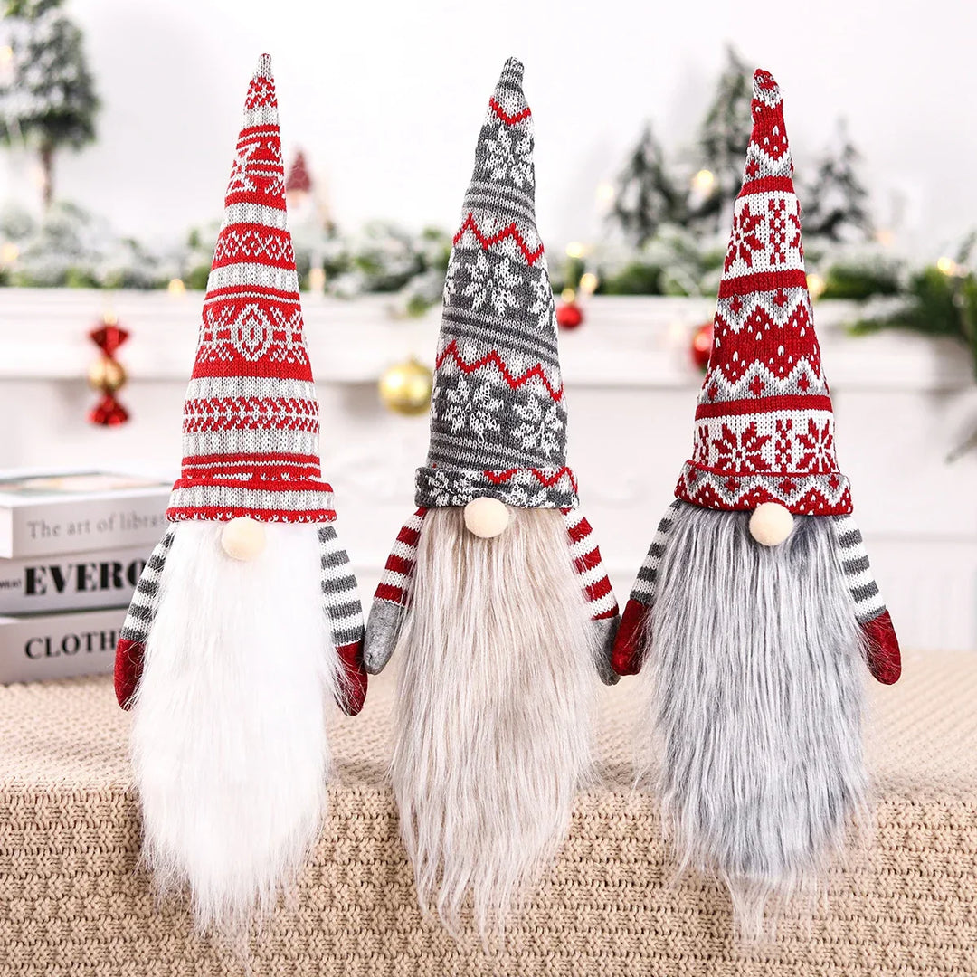 Noëlla | Housse de bouteille de Noël | Housse de décoration pour bouteilles de vin avec motif de Noël | Housse en tissu pour vin & champagne | Parfait comme idée cadeau