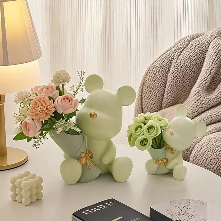 Vase Amora Bärchen | Mini Vase Bärchen | Design créatif | Idée déco & cadeau | Pour fleurs & décoration de table