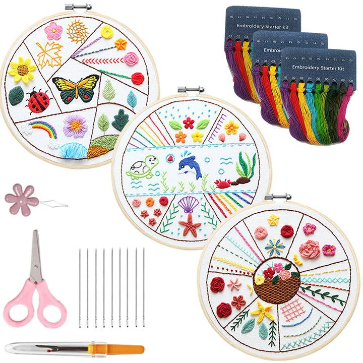 2+1 GRATUIT | CraftThreader - Ensemble d'exercices de point de broderie