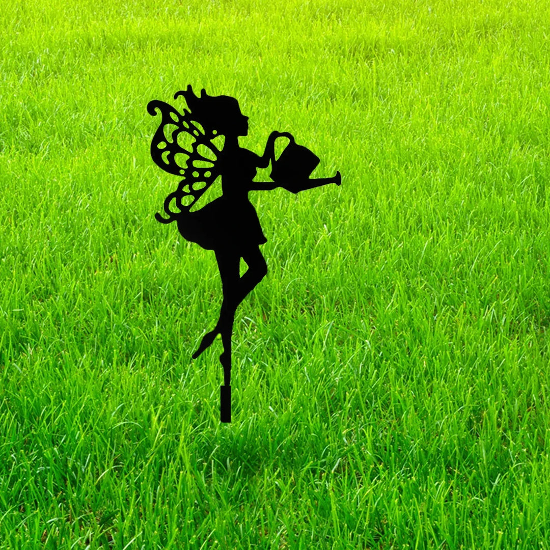 Figurine de jardin Mythura au style fantastique | Décoration en métal pour intérieur et extérieur | Sans électricité | Fer inoxydable