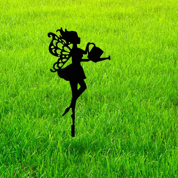 Figurine de jardin Mythoria | Figurine de jardin en métal | Design fantastique | Aspect rouillé | Pour décoration intérieure et extérieure