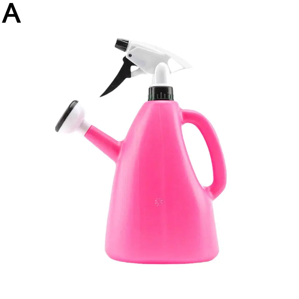 FloraPress Pulvérisateur de jardin 2-en-1 | Pulvérisateur à pression & Arrosoir | 1 Litre | 23×11,8×9,4 cm | Rose/Bleu/Orange/Vert