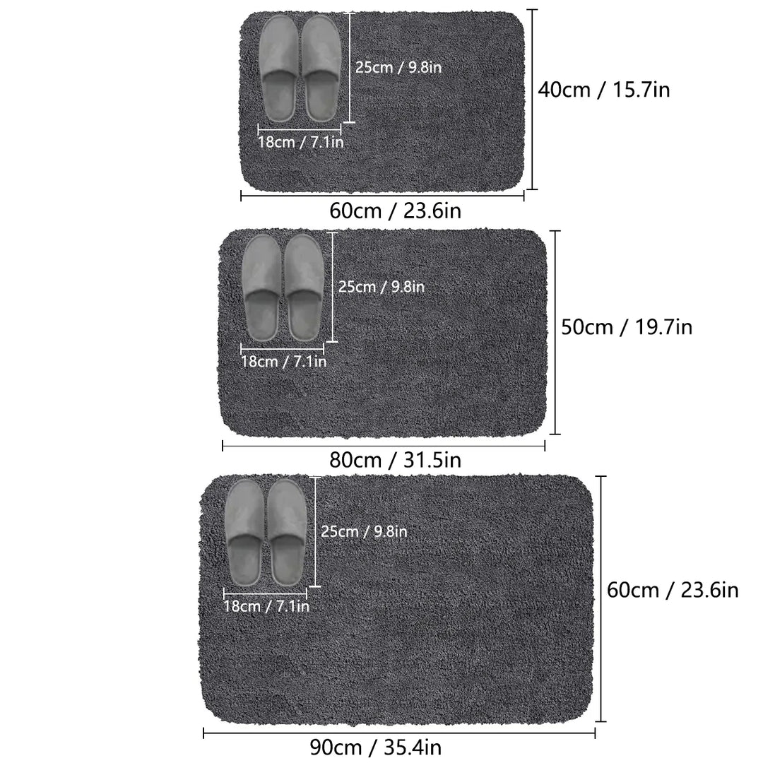 Softura | Tapis de bain moelleux | Absorbant & Antidérapant