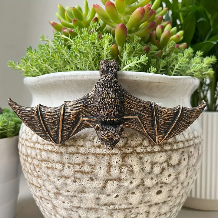 Figurine Chouette NOCTURA | Sculpture en Résine | Décoration de Jardin & Intérieure | Résistante aux Intempéries
