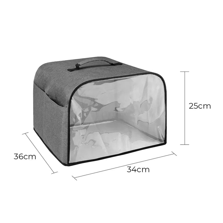 Housse de protection pour cuisine - Housse pour grille-pain et Airfryer | Protection contre la poussière avec poches | Imperméable et lavable | Pour Ninja Foodi Grill, Airfryer, Grille-pain et Micro-ondes