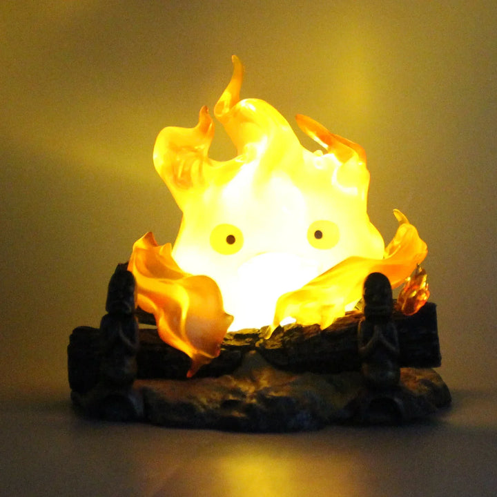 Lampe Figurine Flamme Cartoon | Déco Anime | Figurine en PVC | 12,5 cm