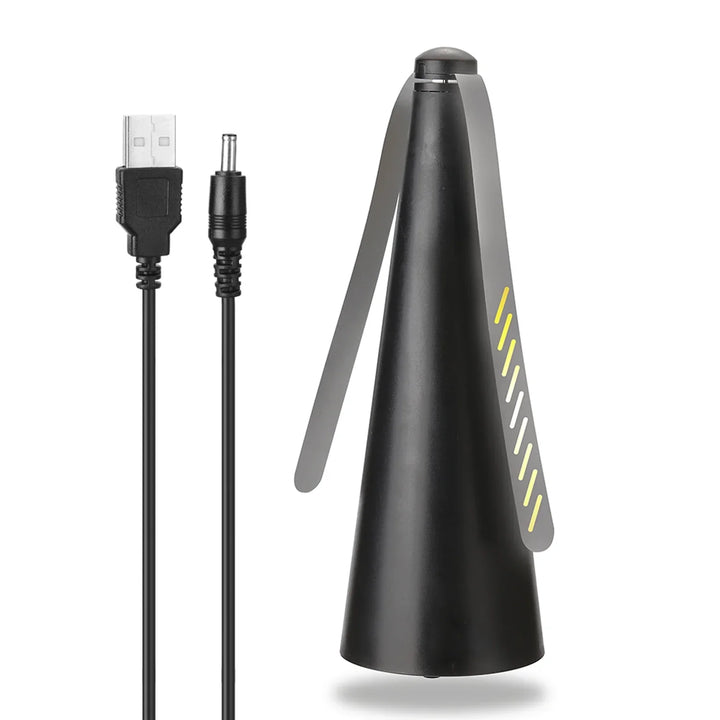 AeroLumen Naturguard Répulsif à Mouches Ventilateur de Table | Ventilateur Anti-Insectes Rotatif à 360° | Silencieux & Sûr | Pour Extérieur, Camping, Pique-Nique
