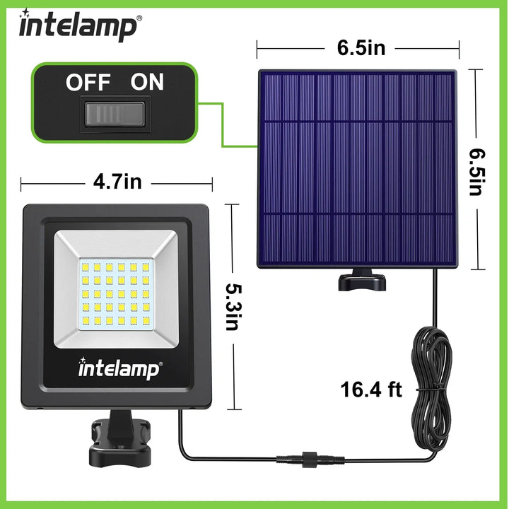 Projecteur LED Solaire de Sécurité LumiSecure Duo | Ensemble de 2 | 1200LM Ultra Lumineux | Étanche IP65 | Jardin, Cour & Terrasse