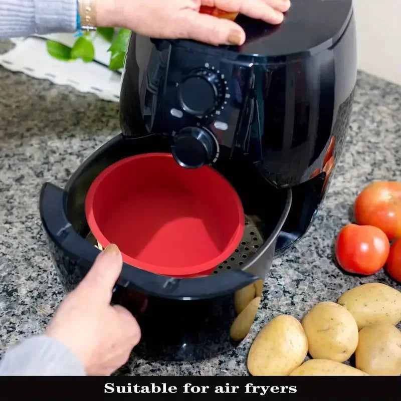 Moule à Gâteau Rond BakeoFlex en Silicone | Antiadhésif & Résistant à la Chaleur | 4–10 pouces (10–25 cm)