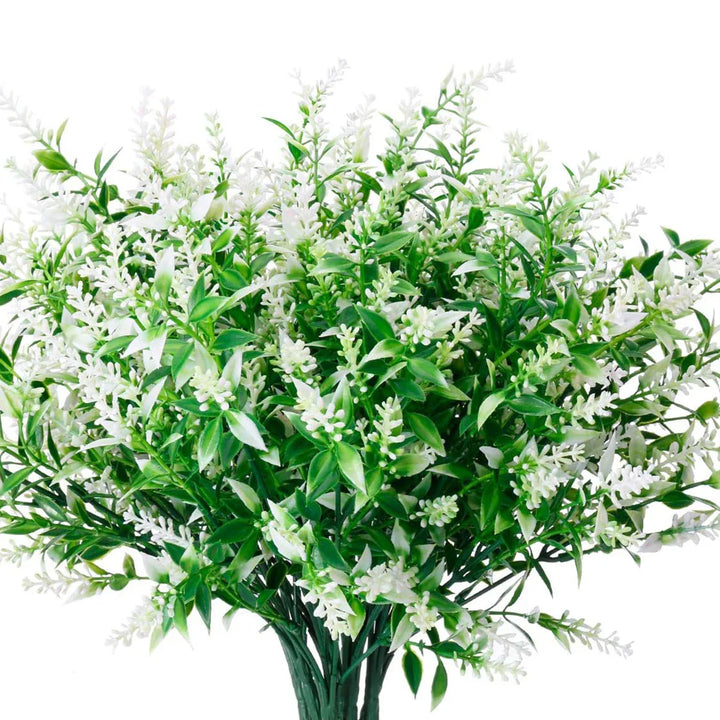 Florabell Ensemble de 12 Lavandes Artificielles | Plantes Artificielles pour Mariages, Vases, Couronnes & Décoration | Pour Intérieur & Extérieur