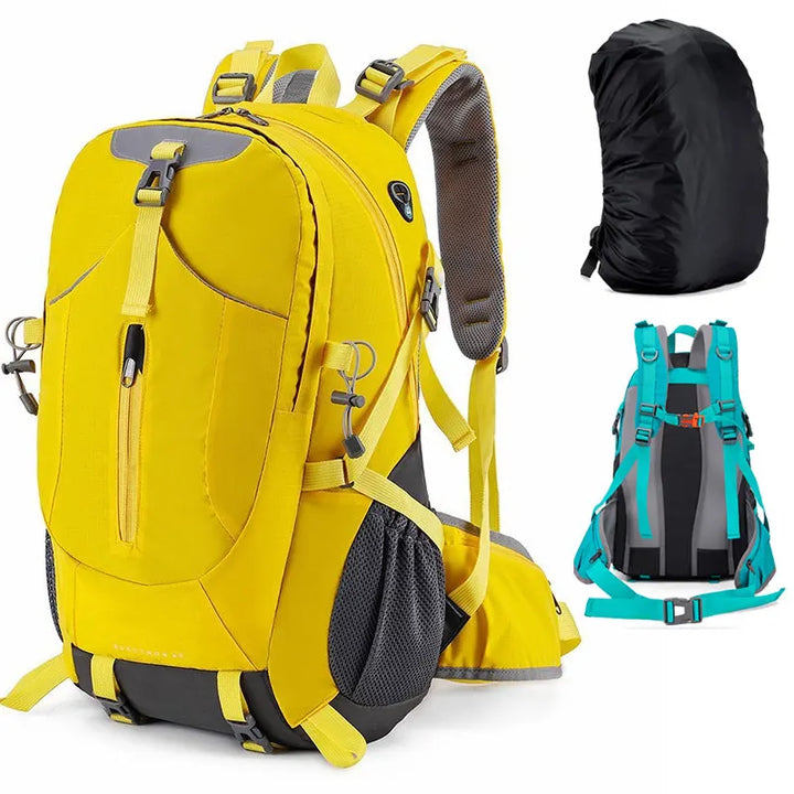 Sac à dos de randonnée TrekVault 40 | Sac à dos de 40 L avec housse de pluie | Pour la randonnée, les voyages & la vie quotidienne | 31 × 20 × 52 cm