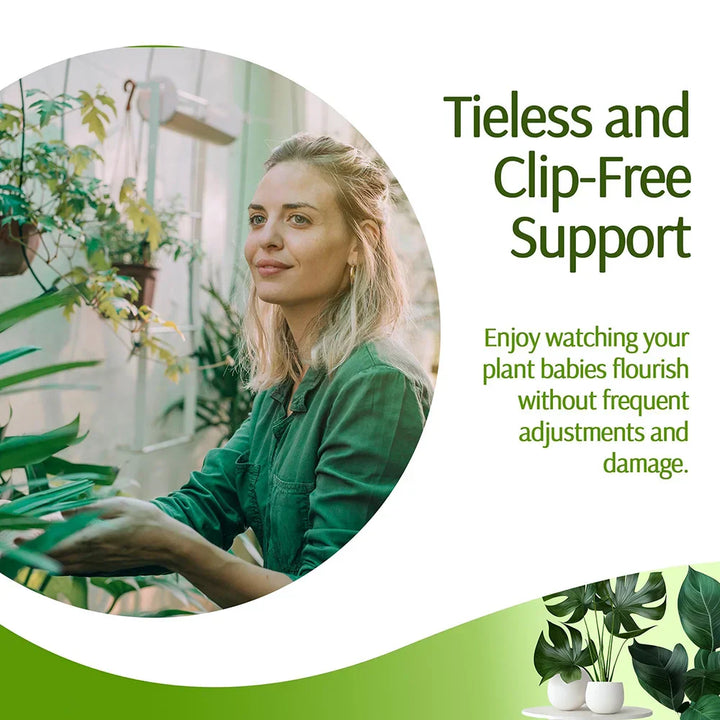 Floravio Support de Plantes 3 pièces | Empilable & Esthétique | Look Naturel | Pour Plantes d'Intérieur & de Jardin