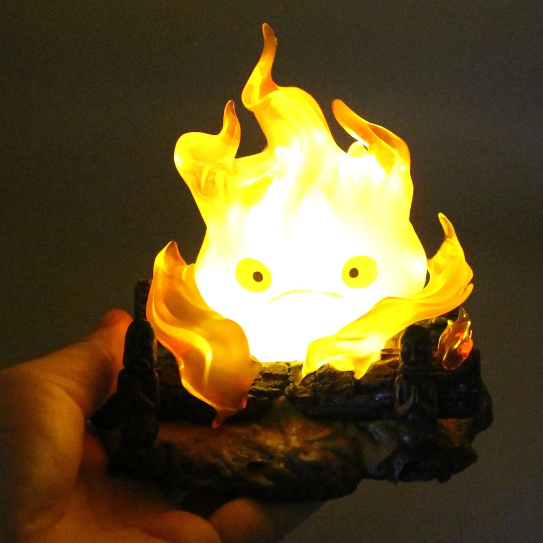 Lampe Figurine Flamme Cartoon | Déco Anime | Figurine en PVC | 12,5 cm