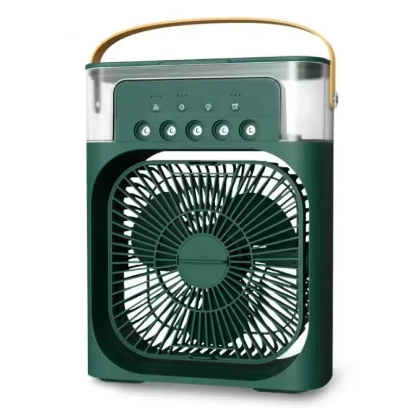 Refroidisseur d'air BrisaAir | Ventilateur à 3 vitesses & humidificateur d'air | Avec minuterie & lumière LED | Réservoir de 600ml