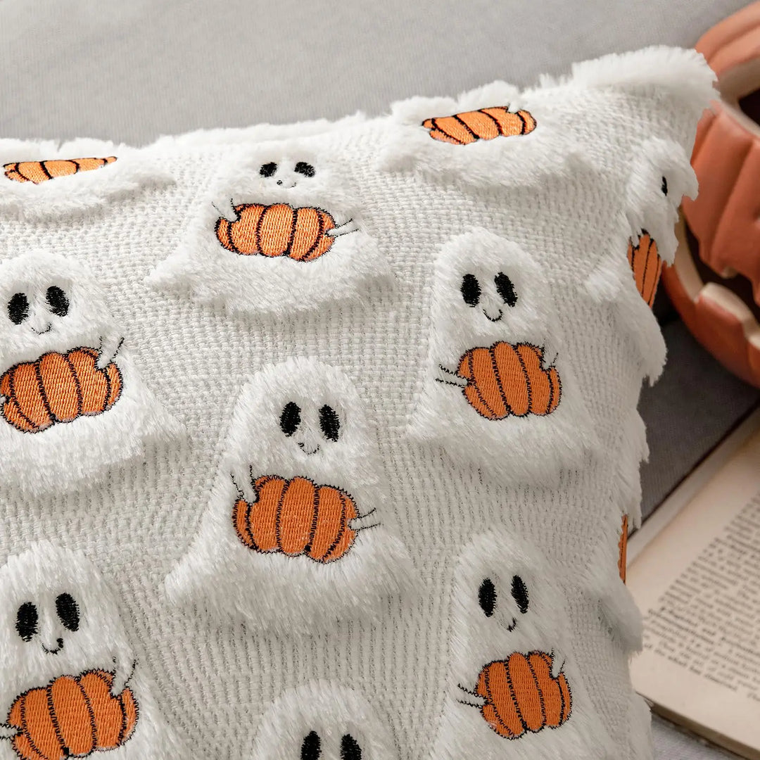 Housse de coussin DecoraLuxe | Recto avec motif, verso uni | Sans remplissage
