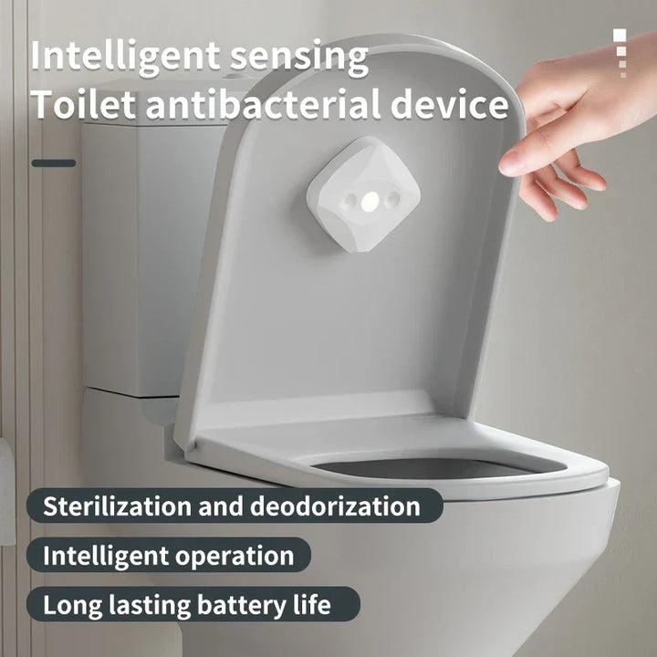 Lampe de désinfection UV pour toilettes PureLoo | 8 x 8 cm | Rechargeable & Automatique