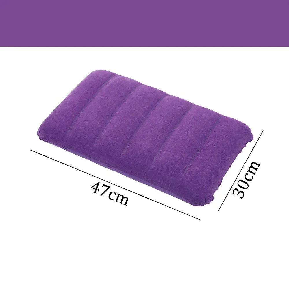 Coussin de voyage gonflable 47x30 cm | Pliable & Léger | Coussin d'air AirNest pour camping & voyages en avion