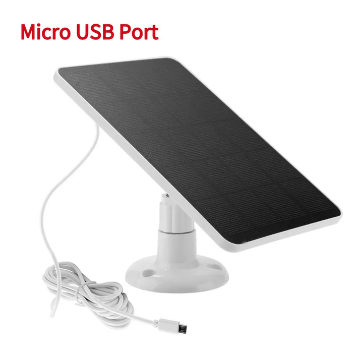 SunCharge Micro 10W Panneau Solaire | Monocristallin | Étanche IPX6 | Micro-USB | Pour Caméras, Éclairage & Petits Systèmes Solaires