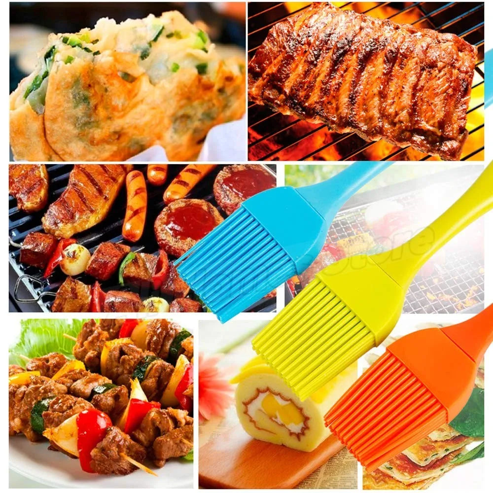 GrillFein Pinceau à Marinade en Silicone | Résistant à la Chaleur & Hygiénique | Pour BBQ, Pâtisserie & Cuisine
