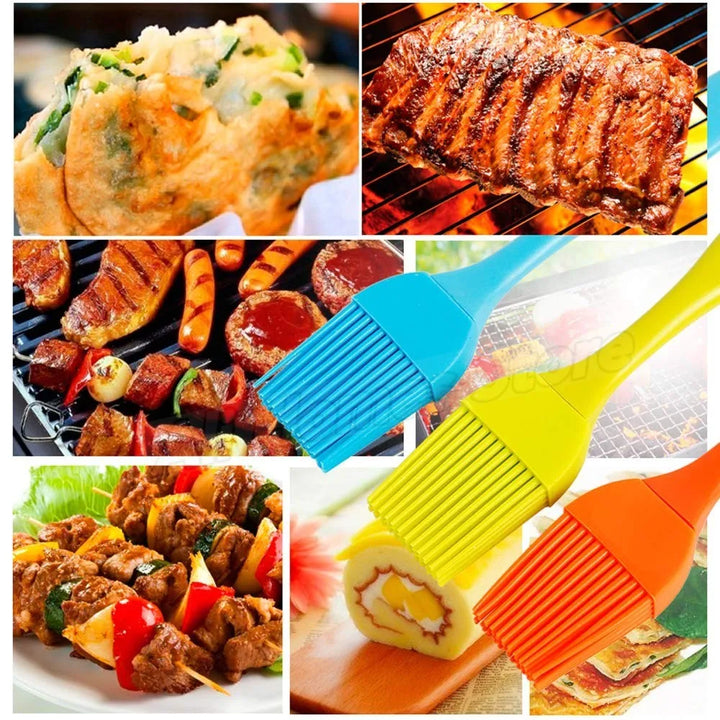 GrillFein Pinceau à Marinade en Silicone | Résistant à la Chaleur & Hygiénique | Pour BBQ, Pâtisserie & Cuisine