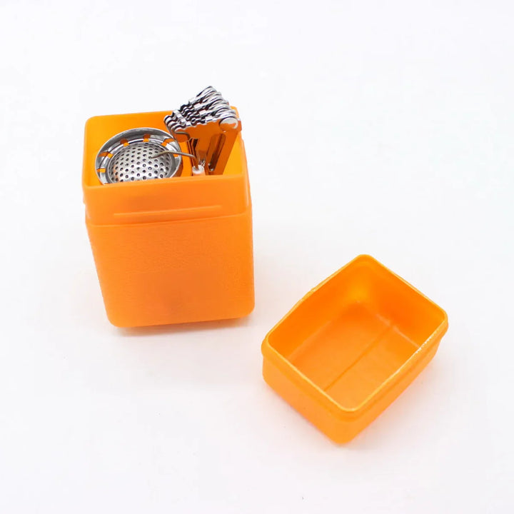 Trekko Réchaud à Gaz Camping | Pliable & Ultra Léger | 3000W Haute Performance | Aluminium & Acier Inoxydable | Pour Outdoor & Trekking