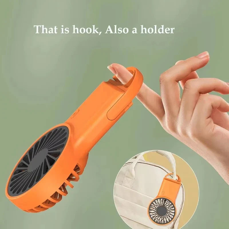 AeroMint Mini Ventilateur de Bureau USB | Portable & Silencieux | Vitesse du Vent à Plusieurs Niveaux | Boîtier Métallique avec Finition Peinte