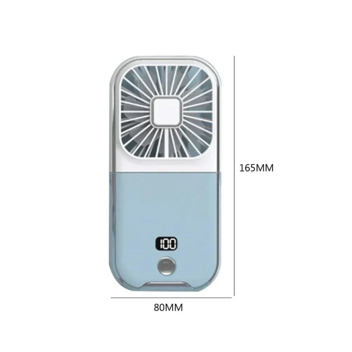 Luftigo Ventilateur USB Portable | Affichage Numérique | Fonction de Rotation Inversée & Modes de Vent Multiples | Compact & Rechargeable