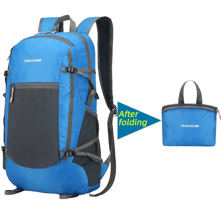 Sac à dos pliable "Alpivio" | Ultra léger & Compact | 18L de volume | 42x28x15 cm