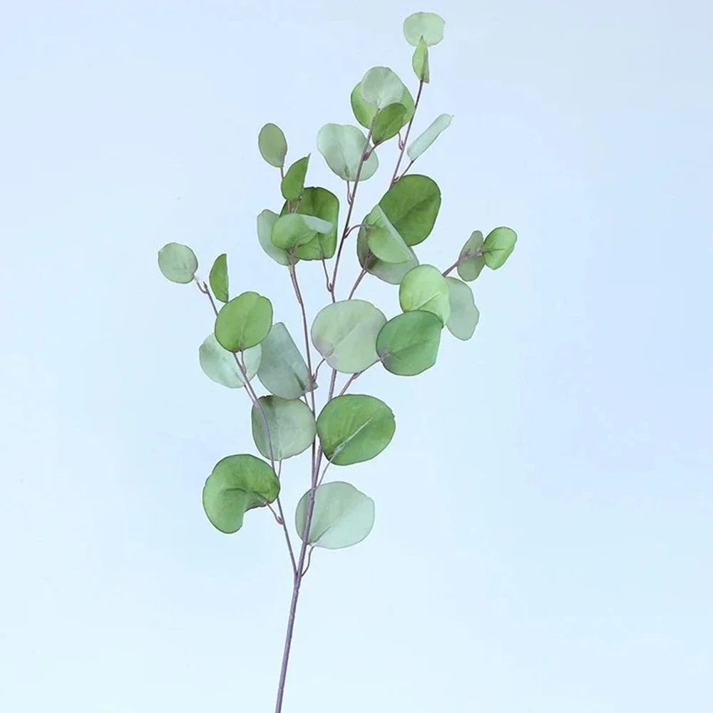 Eukalia | Branches d'eucalyptus artificielles | 87 cm de longueur | Décoration de haute qualité pour la maison et les événements