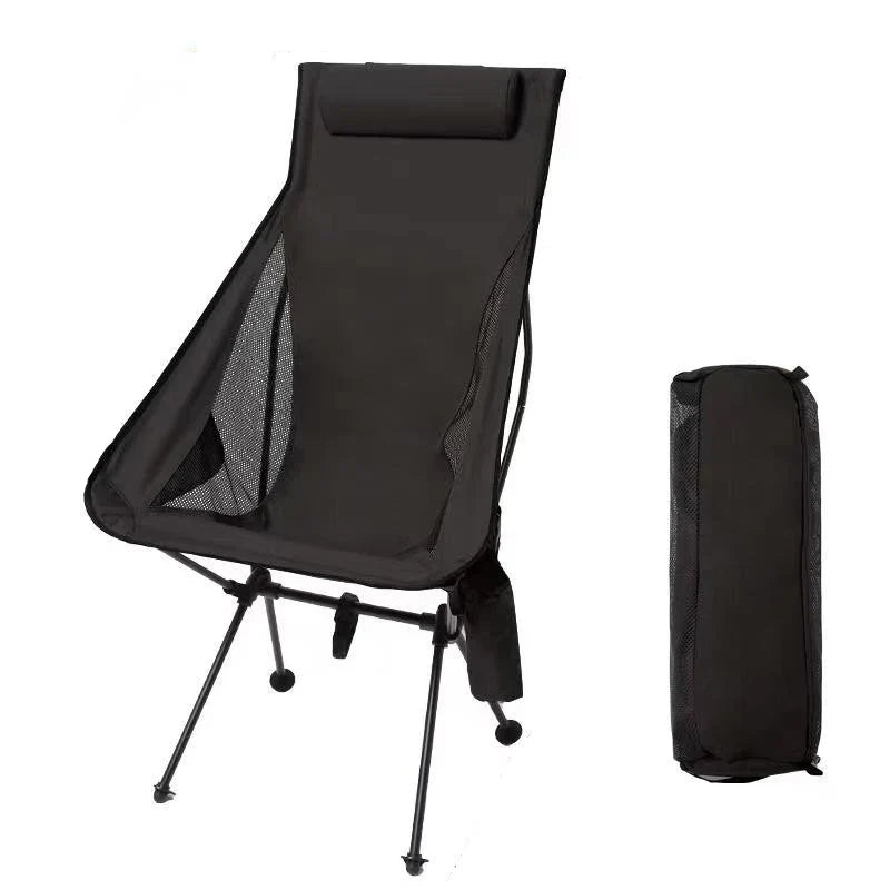 CAMPEROX Chaise pliante extérieure | Charge maximale de 150 kg | Cadre en aluminium et tissu résistant à la déchirure | Pour le camping, la plage et le jardin