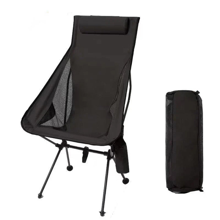CAMPEROX Chaise pliante d'extérieur | Supporte jusqu'à 150 kg | Cadre en aluminium & tissu résistant à la déchirure | Pour le camping, la plage & le jardin