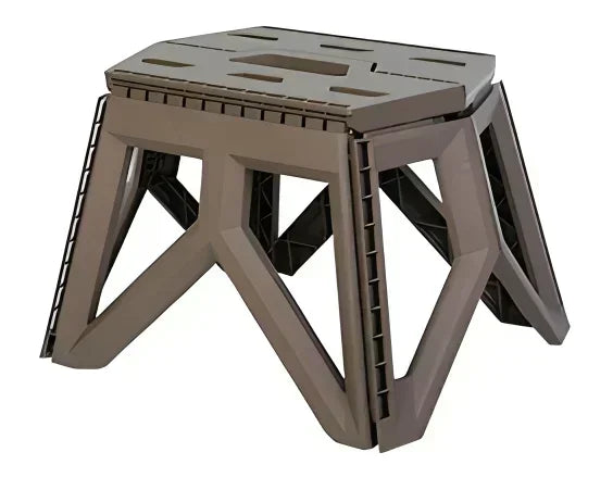 CampFold Tabouret Pliant | Tabouret de Camping Pliable | Haute Capacité de Charge | Compact & Résistant aux Intempéries