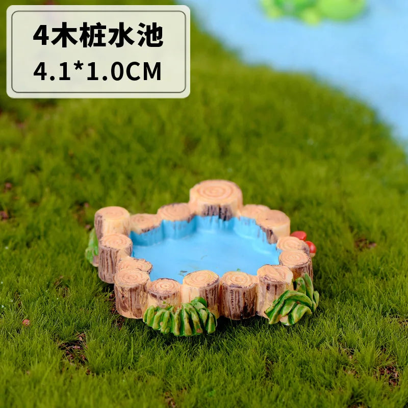 Fontaine Miniature FairyWell | Statue en Résine Artisanale | Décoration pour Jardin de Fées & Monde Miniature