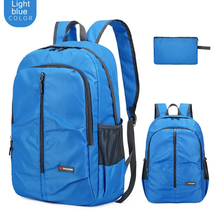 TrekLoom Sac à Dos Pliable Outdoor 30L | Ultra léger & Imperméable | Pour Camping, Voyage & Randonnée | Design Unisexe