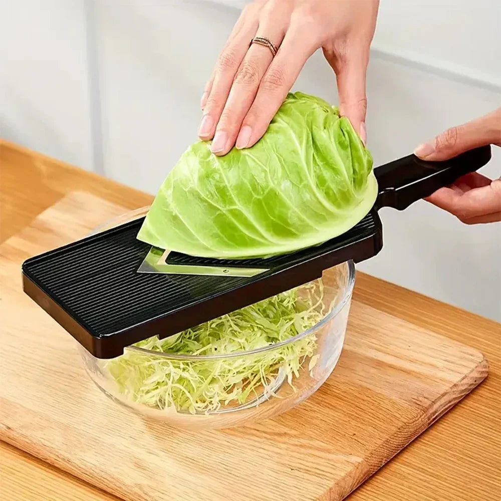 SchnittWerk Râpe à chou en acier inoxydable | Râpe fine pour légumes et salades | Antidérapante et tranchante | Idéale pour le chou et les crudités