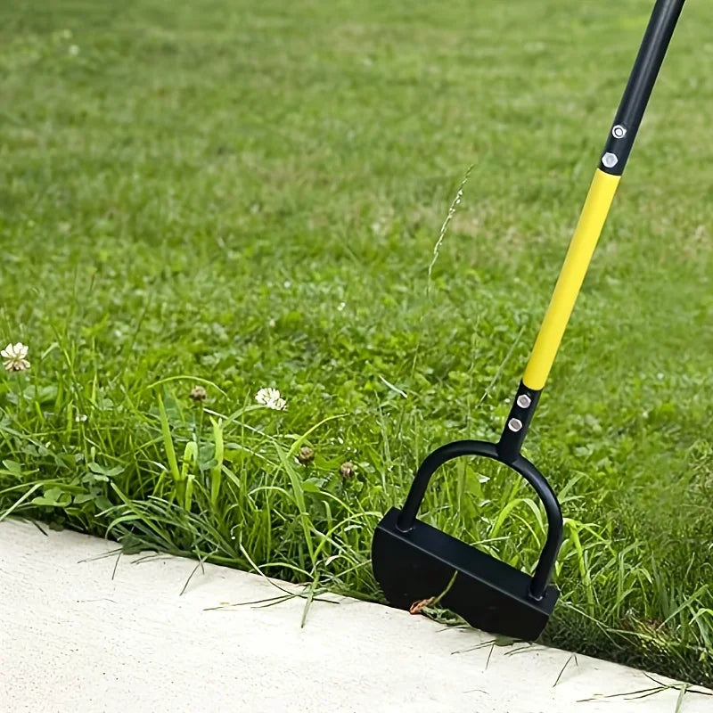 EdgeMaster Outil de Bordure de Pelouse | Design en Demi-Lune avec Dentelure | Outil Manuel pour des Bordures de Pelouse & Jardins Propres