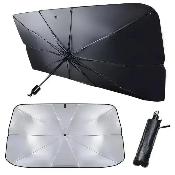 Pare-soleil Auto SunFold | Protection UV & Protection contre la chaleur | Compact & Pliable | Pour SUV & Hatchback