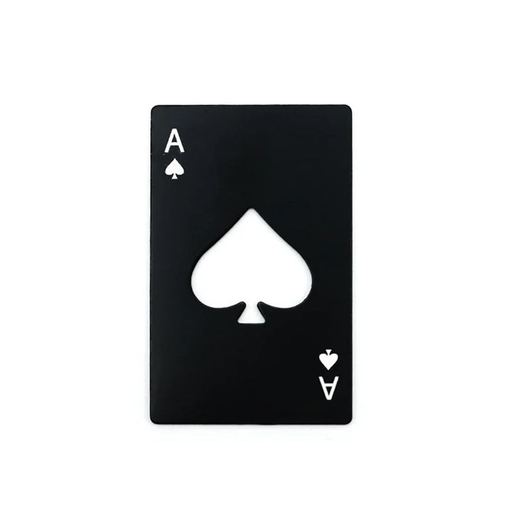 AcePour Ouvre-bouteille en Acier Inoxydable au Design de Cartes à Jouer – Robuste, Élégant & Toujours à Portée de Main