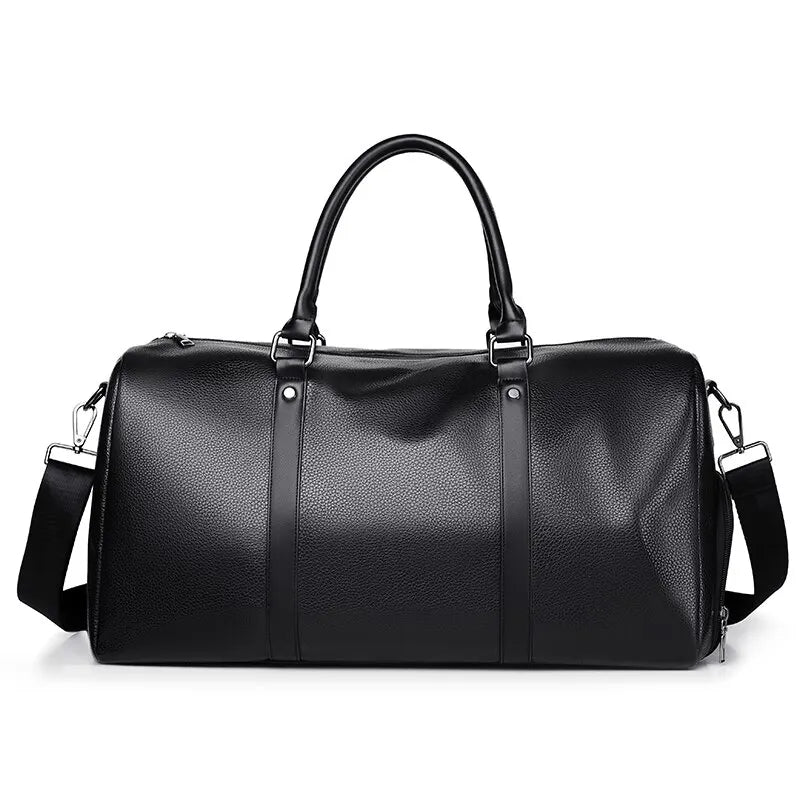 Sac de voyage Ravemo Roadster | Sac de sport rétro en PU imperméable | 44×33×21 cm | Pour les courts séjours, l'entraînement & la moto