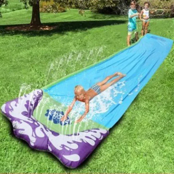 AquaRush Toboggan Aquatique | Toboggan Gonflable avec Fonction Sprinkler | Pour Jardin & Extérieur | Amusement Estival pour Enfants
