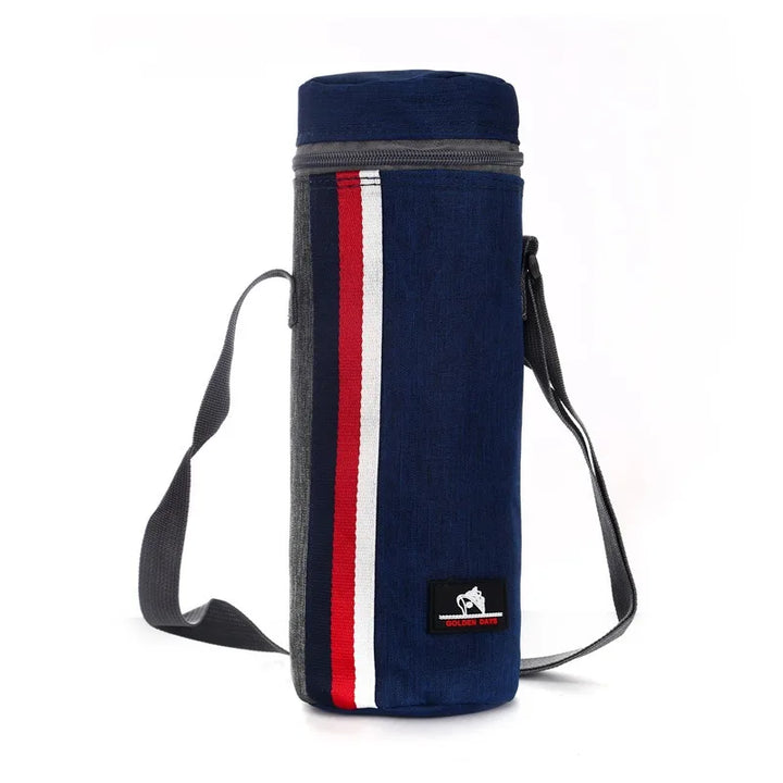 Cooltiva Sac à bouteille isolé 10×10×29 cm | Sac de refroidissement portable en tissu Oxford | Pour les voyages, le sport et les activités en plein air
