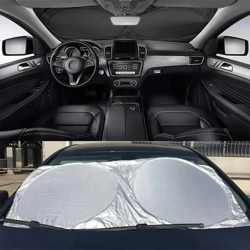 CoolGuard Pare-Soleil Auto | Pliable & Résistant à la Chaleur | Ajustement Universel | 150x70cm