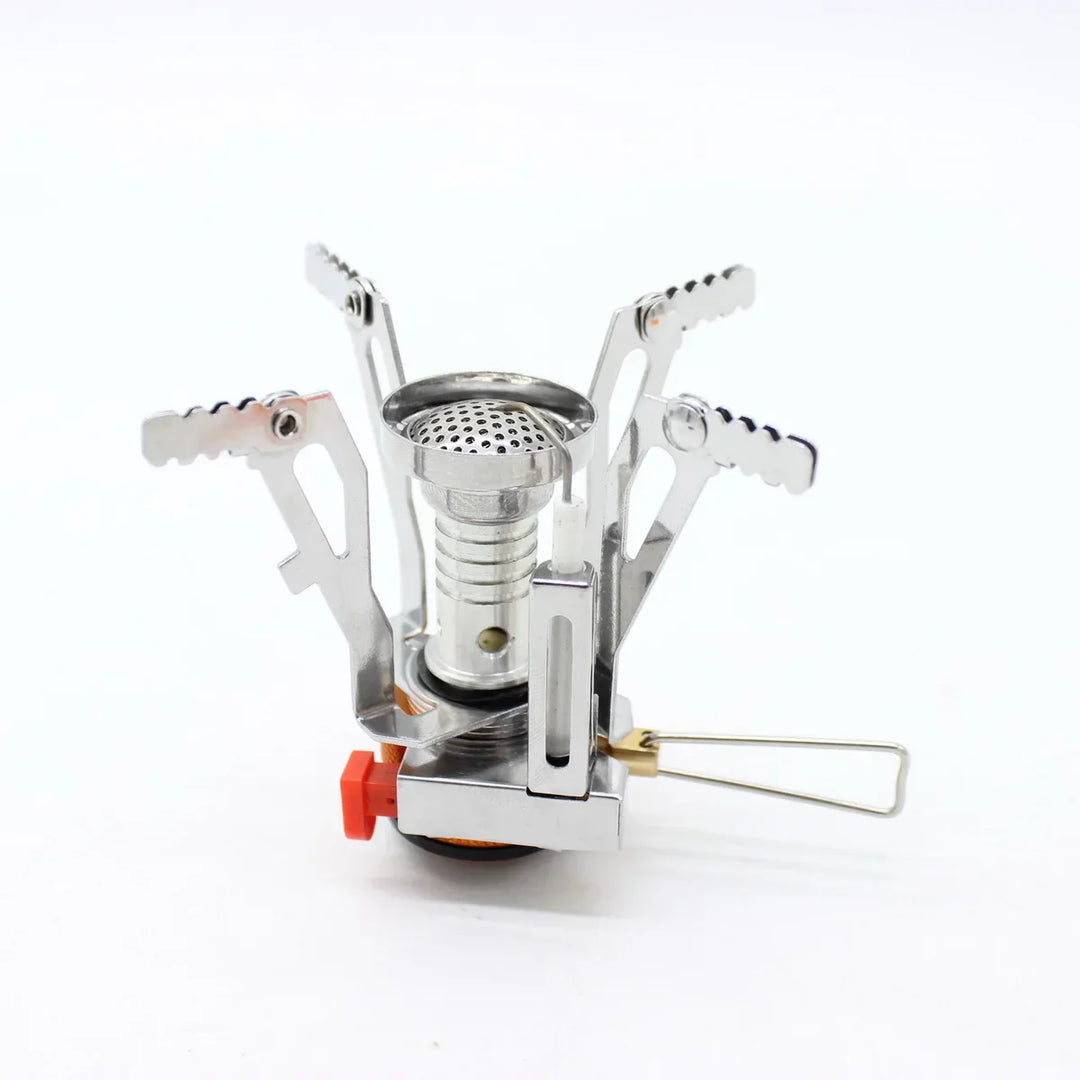 Trekko Réchaud à Gaz Camping | Pliable & Ultra Léger | 3000W Haute Performance | Aluminium & Acier Inoxydable | Pour Outdoor & Trekking