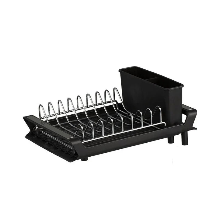 DryFlex Égouttoir télescopique | Extensible | Avec porte-couverts | Rangement de cuisine compact