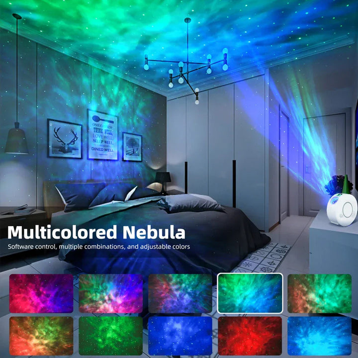 Nebuligh Smart Galaxy Projecteur d'étoiles | Contrôle par application et vocal | 16 millions de couleurs | Minuterie et mode musique | Compatible avec Alexa et Google Home