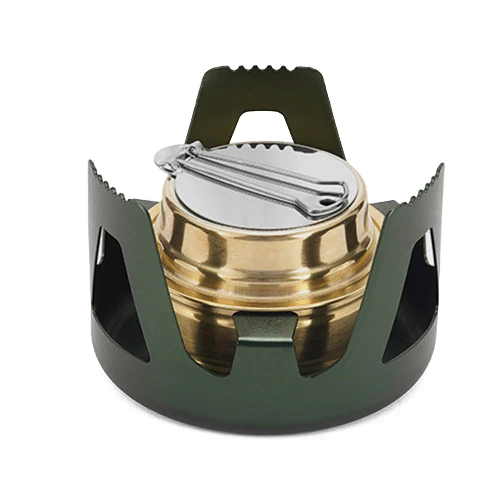Flamero Réchaud Spirituskocher | Flamme Réglable | Combustion à 360° | Compact & Stable