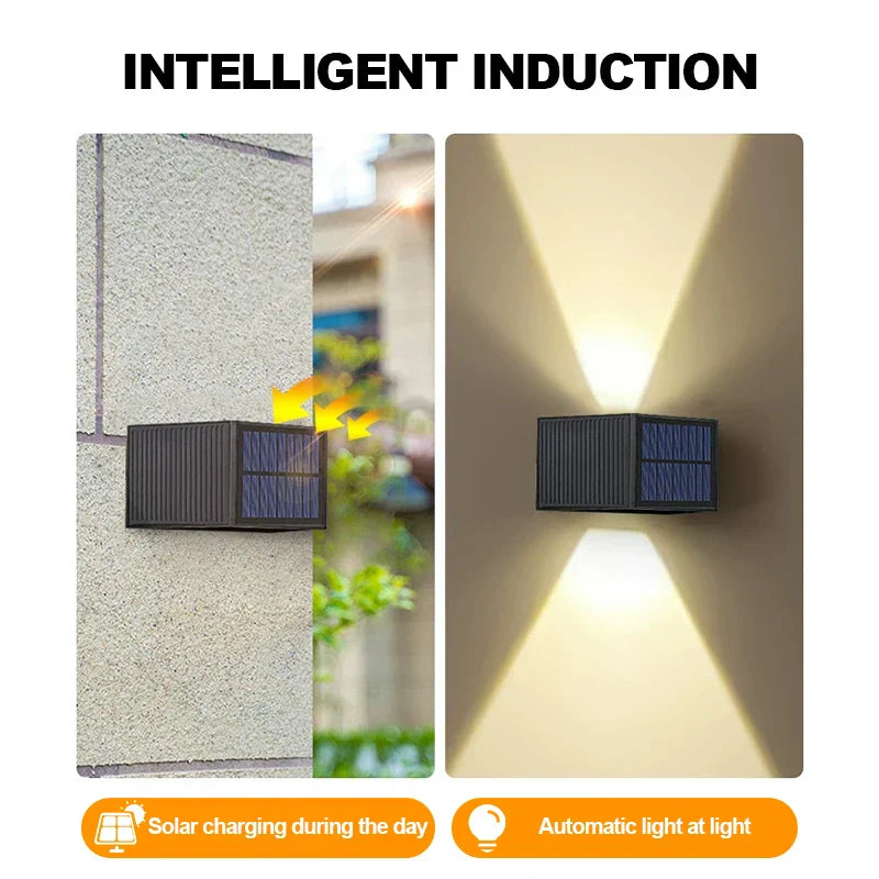 Applique Solaire SolaraBeam Flex | Blanc Chaud | IP65 Étanche | Angle de Lumière Réglable